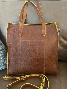 PORTLAND LEATHER | Sienna Large Lola Leather Tote Shoulder Bag Crossbody